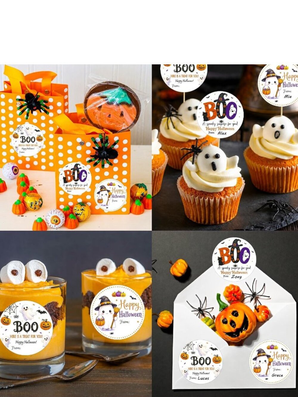 Halloween Tag Stickers